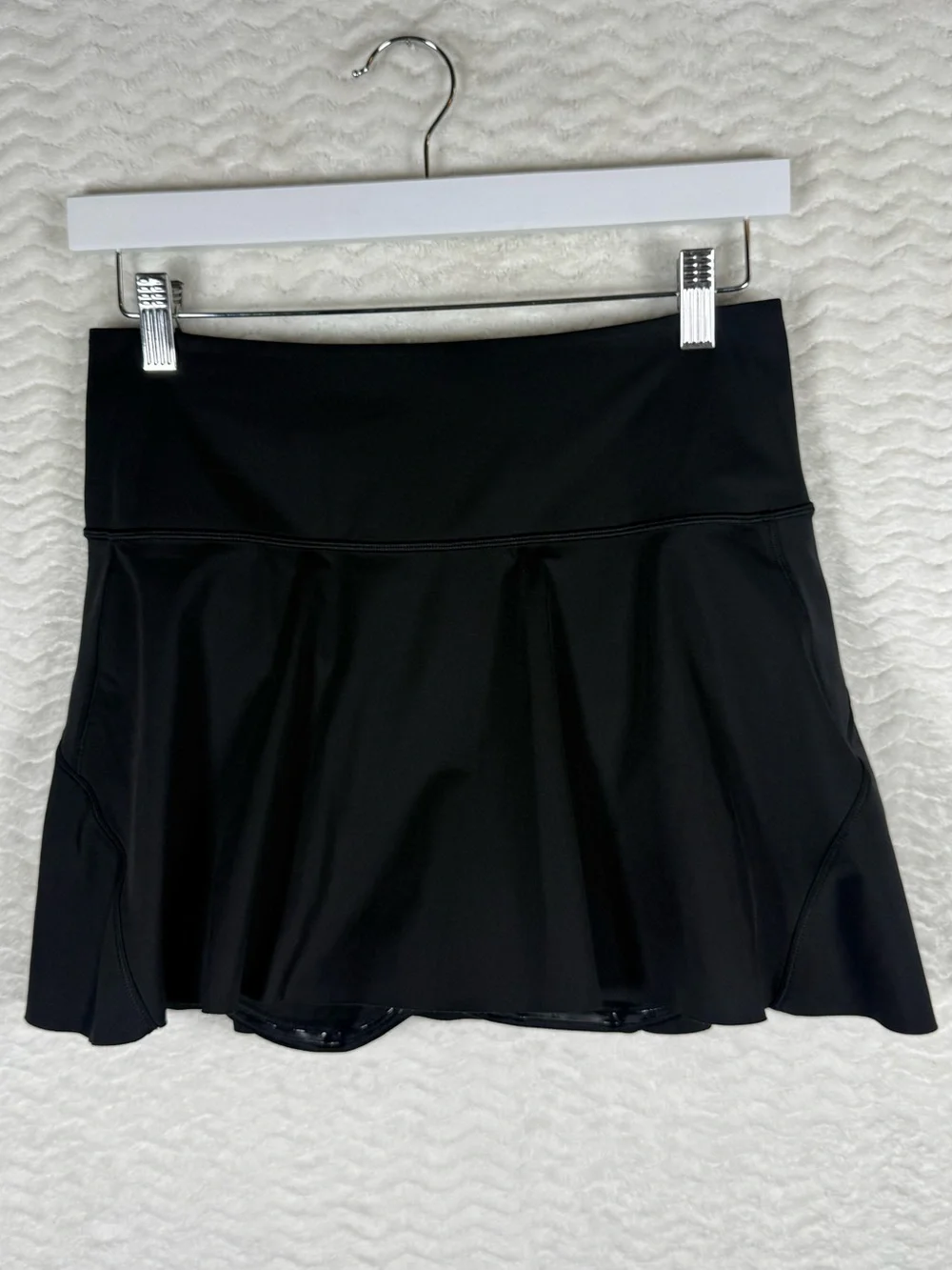 Athleta Ace Tennis Skort 13.5 Black Activewear Skirt Built-in Shorts Womens
